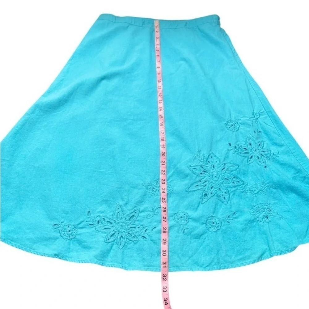 Willow Bay blue long Skirt Size 12 - Picture 9 of 11
